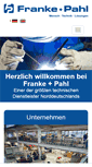 Mobile Screenshot of franke-pahl.de